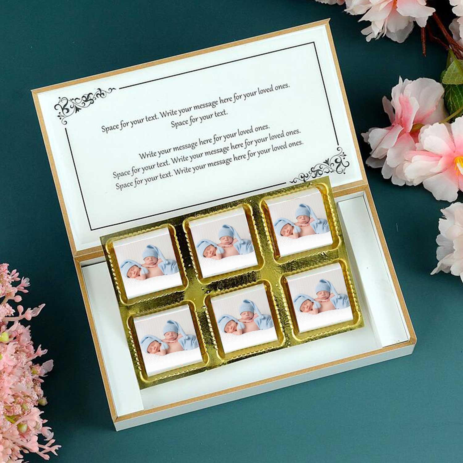 Personalized gift baby twin announcement message.  Personalized gift baby twin announcement online.    Unique newborn baby gift ideas.   Twin baby announcement ideas.