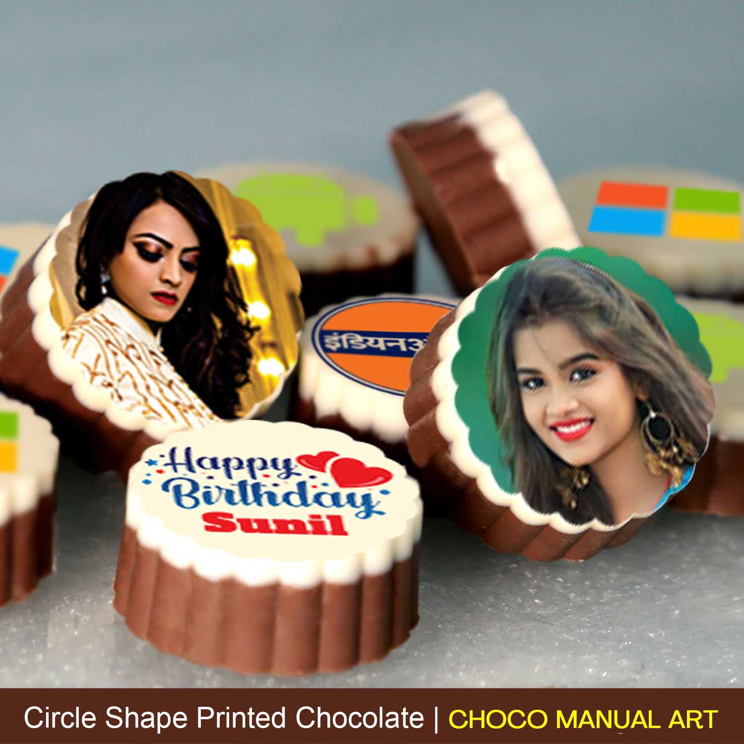 Miss You Printed Chocolate Gifts - Choco ManualART