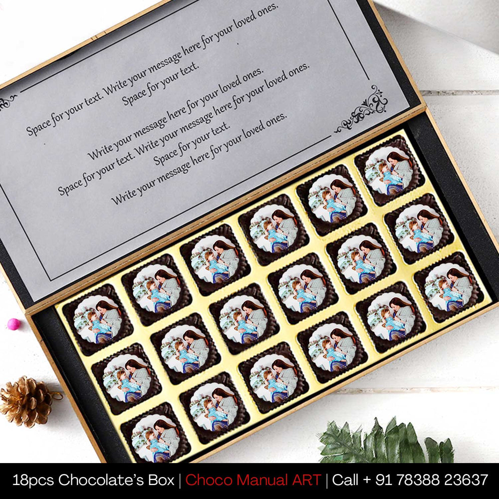 Printed personalised chocolate box for mommy 