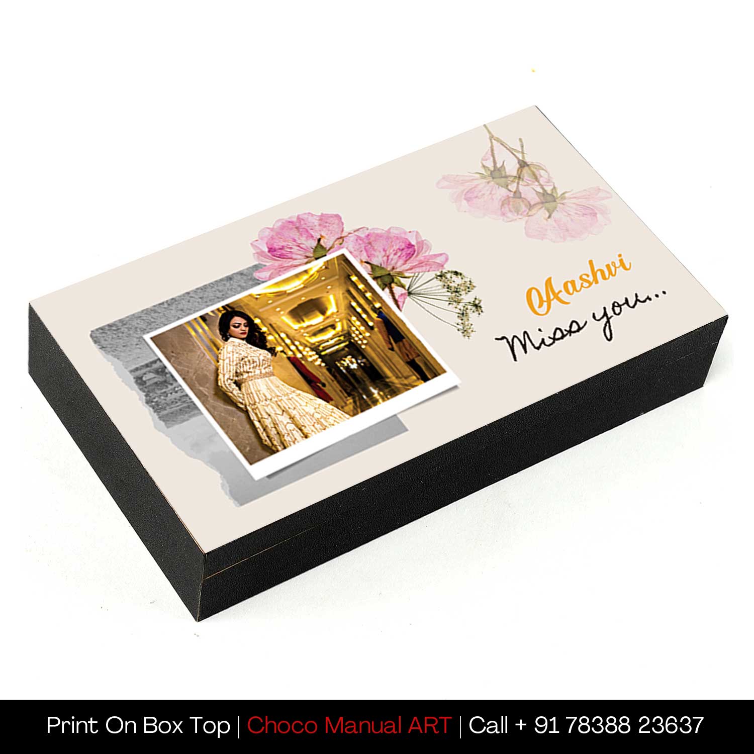 Miss You Printed Chocolate Gifts - Choco ManualART