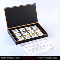  chocolates with wrapper floral design