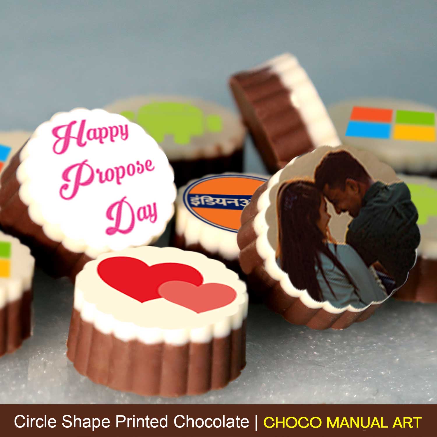 Propose Day Personalised Chocolate gift I Buy at Choco ManualART