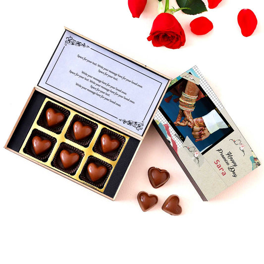 Promise Day Personalised  Chocolate gift I Buy at Choco ManualART