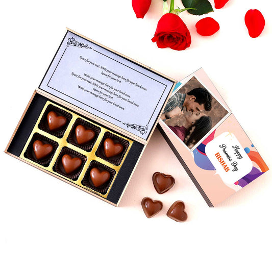 Customised Chocolate gift for Promise Day
