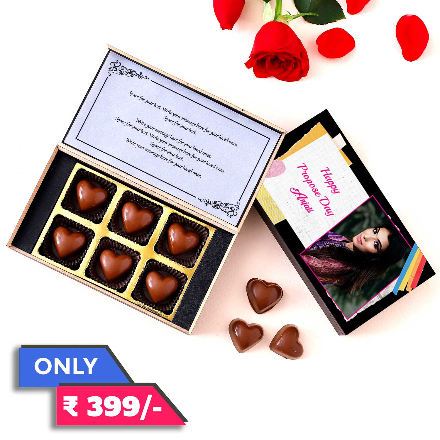Unique Propose Day Customised Chocolate gift