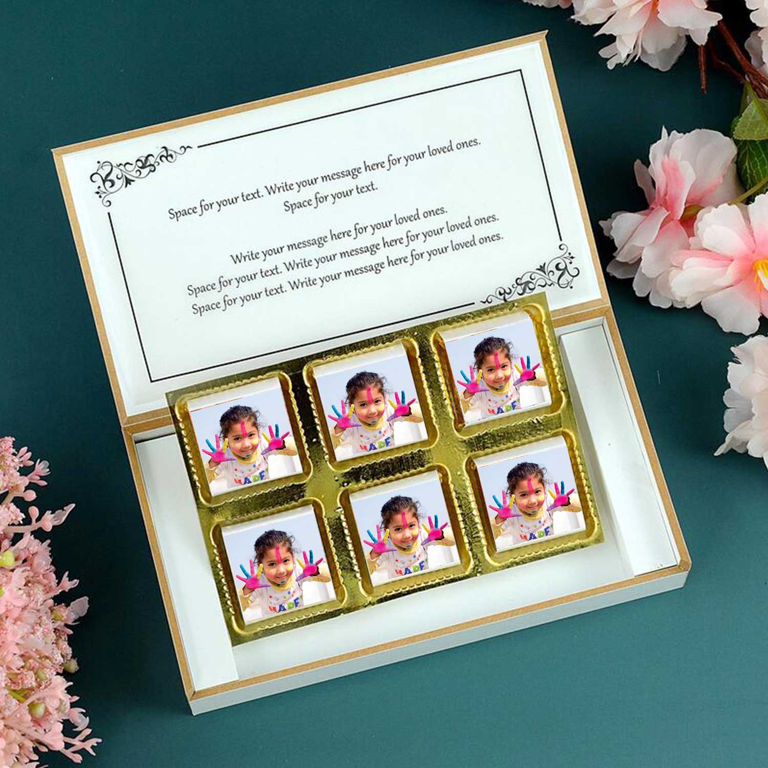 . Beautiful Personalised Box Customised elegant wooden gift boxes personalized with your name and photo