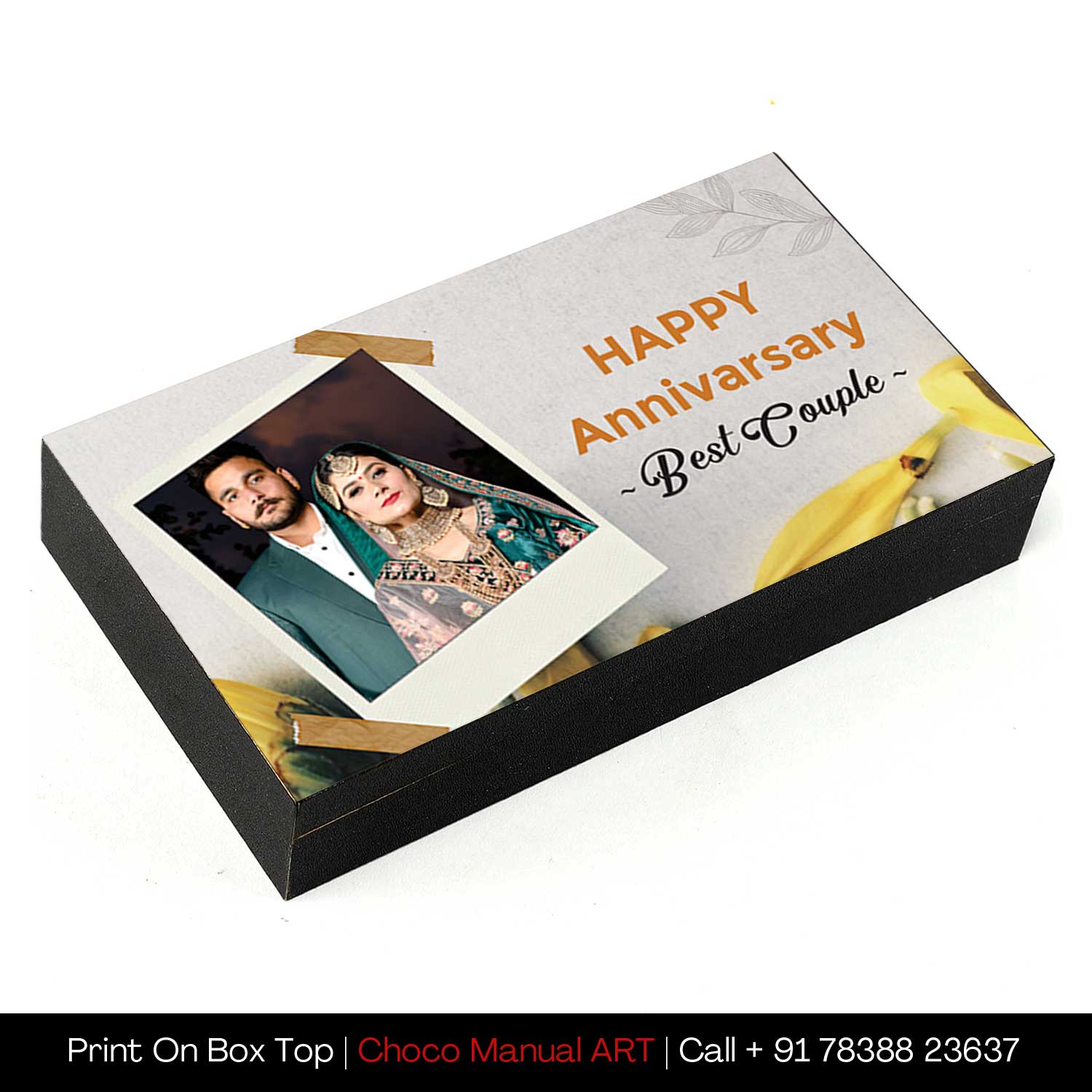 Personalized Printed Chocolates Gifts for Wedding Anniversary
