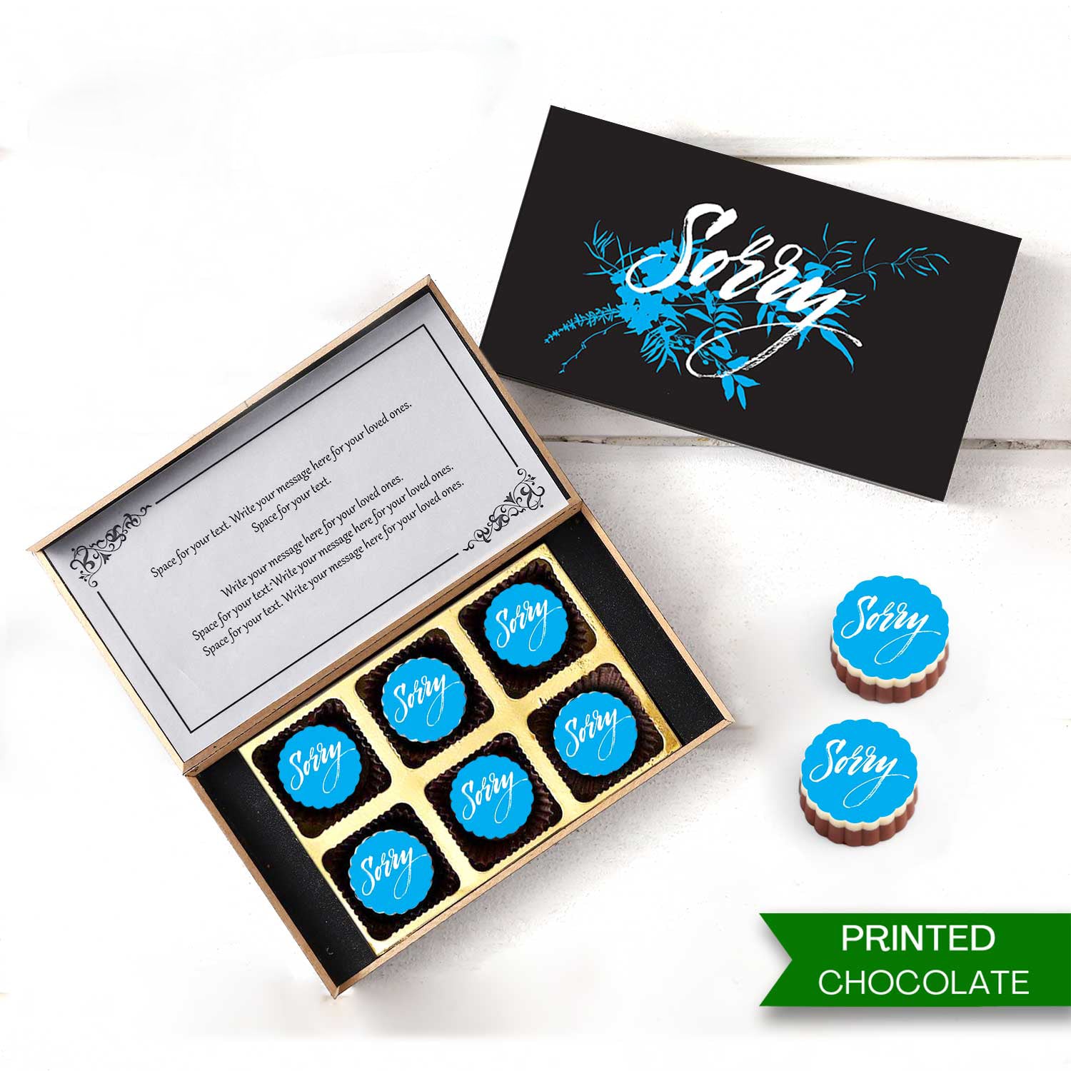 Buy Sorry Customised Chocolate Gifts Online In India