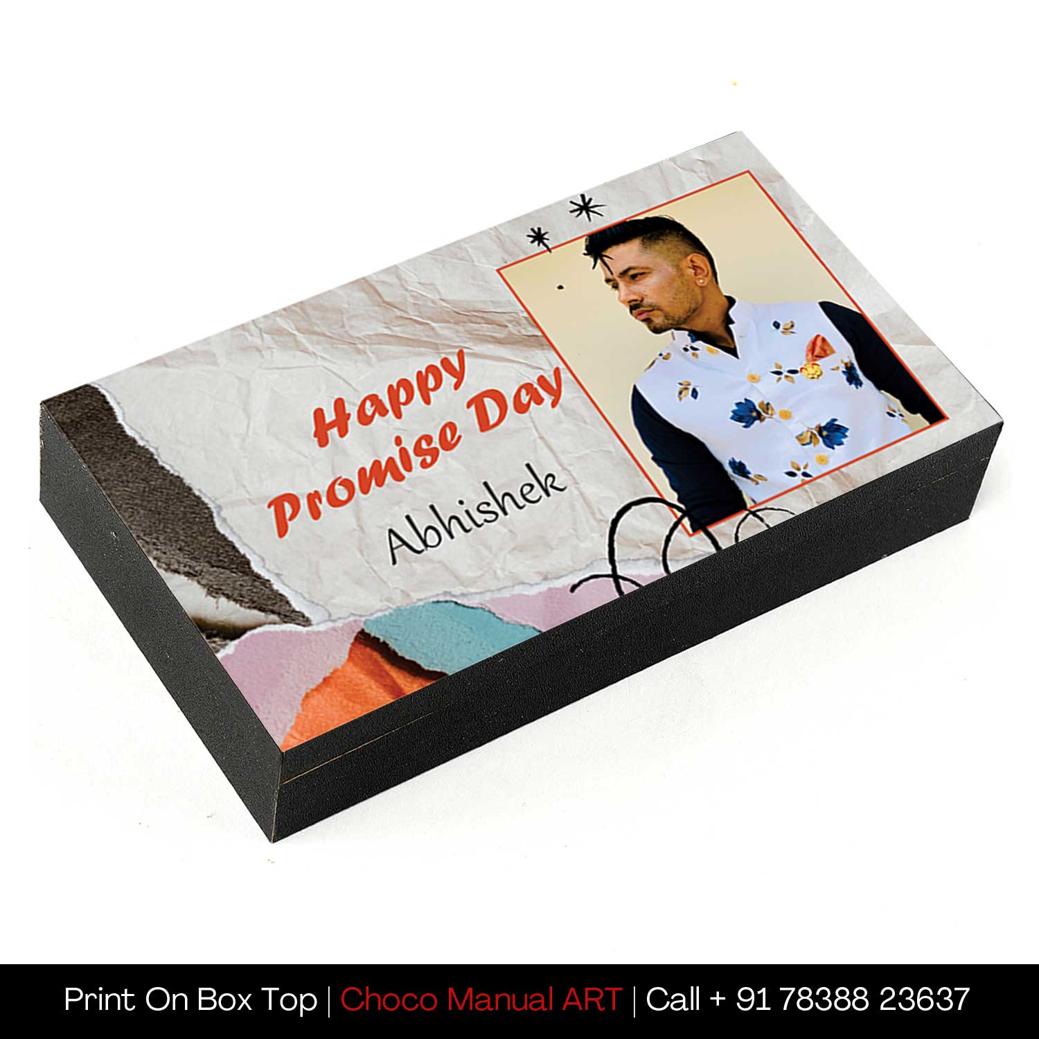Best Promise Day image/name printed gift for friend