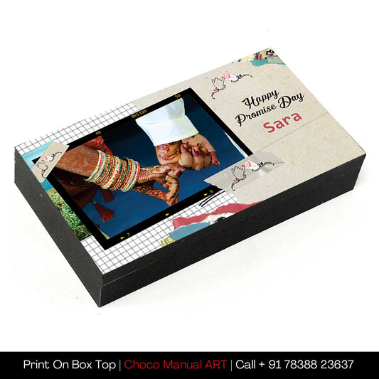 Promise Day Personalised  Chocolate gift Box Online
