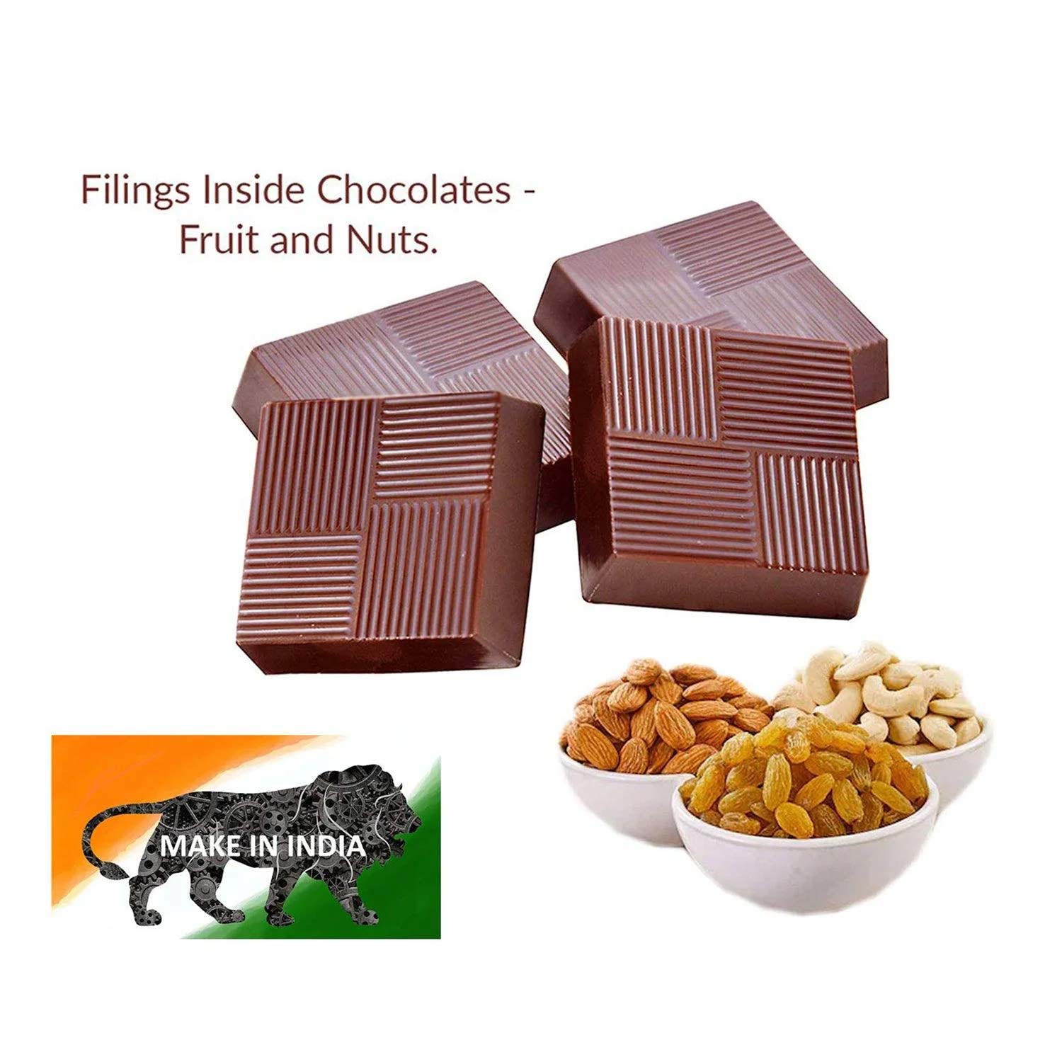 Awkward but attractive design printed customised chocolates gift