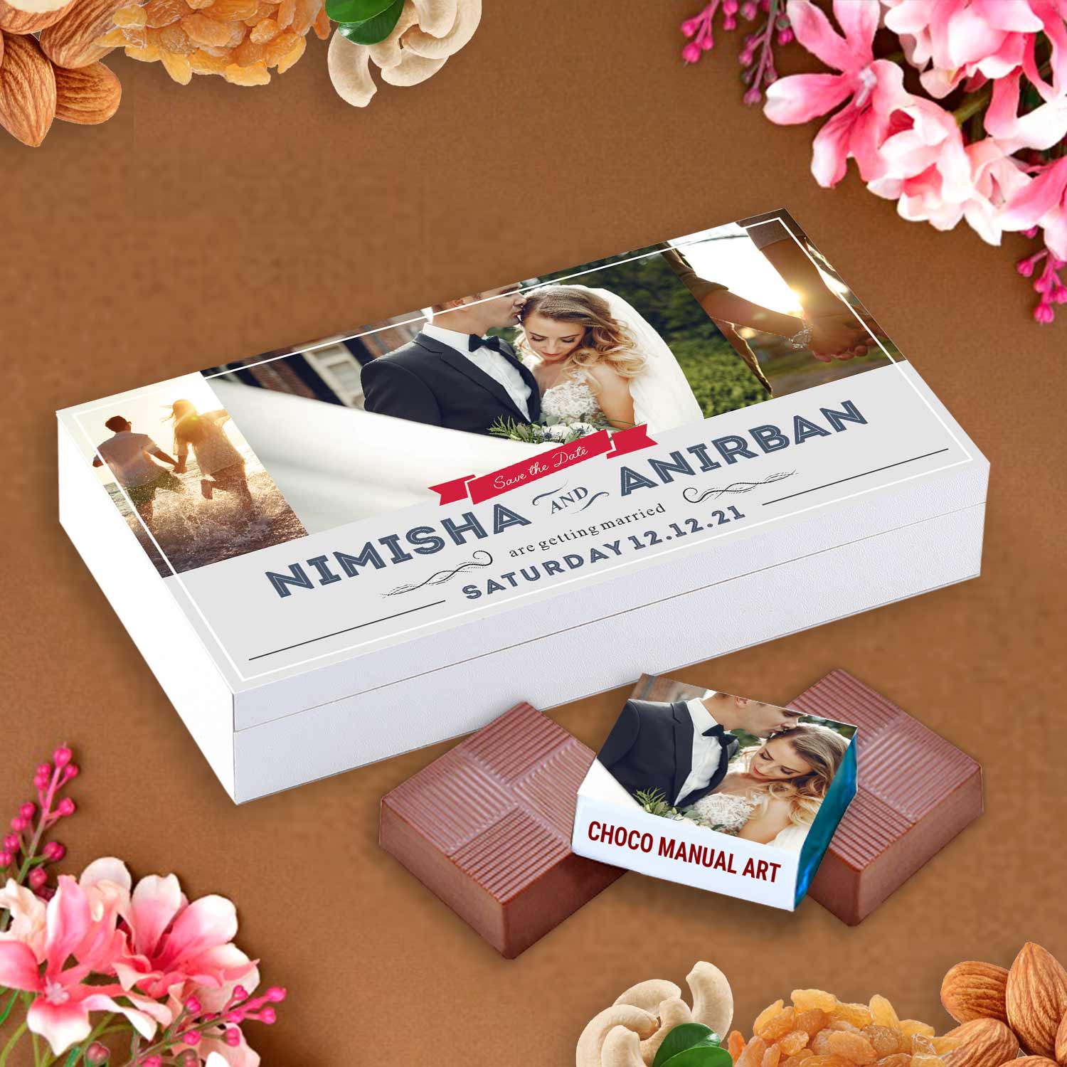 Wedding invitation for friend. Chocolate box with good price. Personalized chocolate box. personalized chocolate box for wedding 